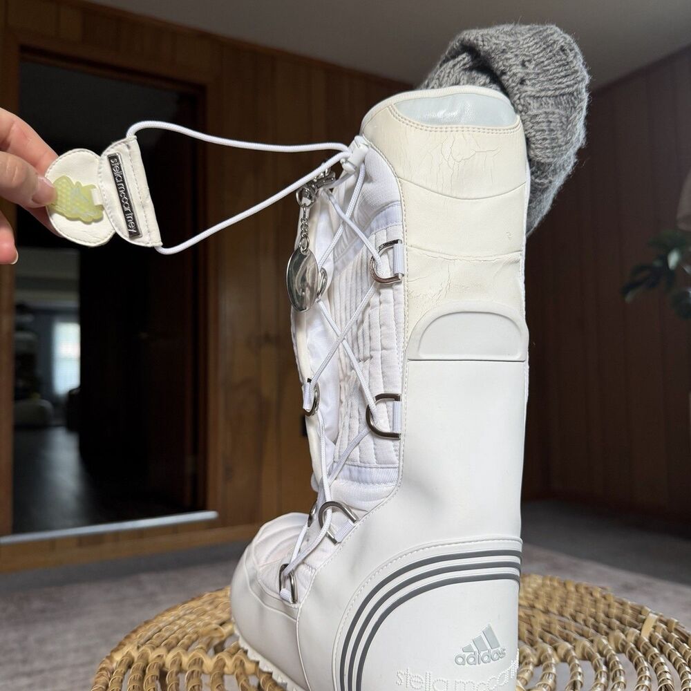 STELLA McCARTNEY adidas TAHSES WINTER BOOT snow Shoes REMOVABLE LINER Sz US 8.5 - Picture 15 of 16